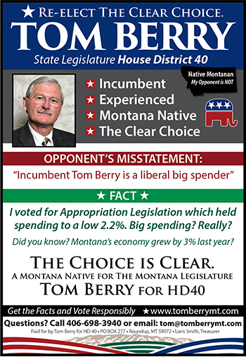 Tom Berry reduced Montana Spending